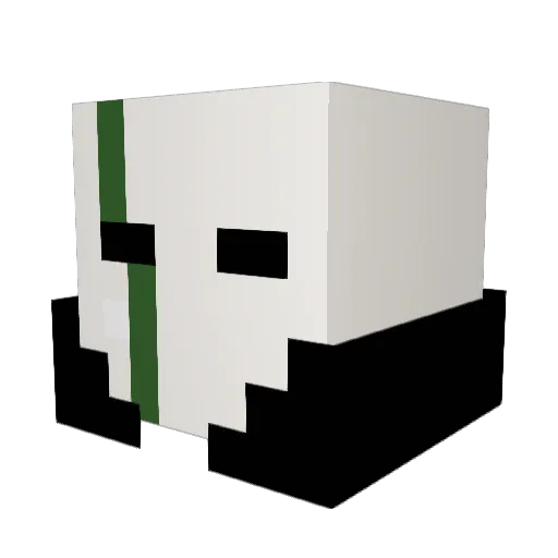 crashcourse73 Minecraft avatar head, 3D render