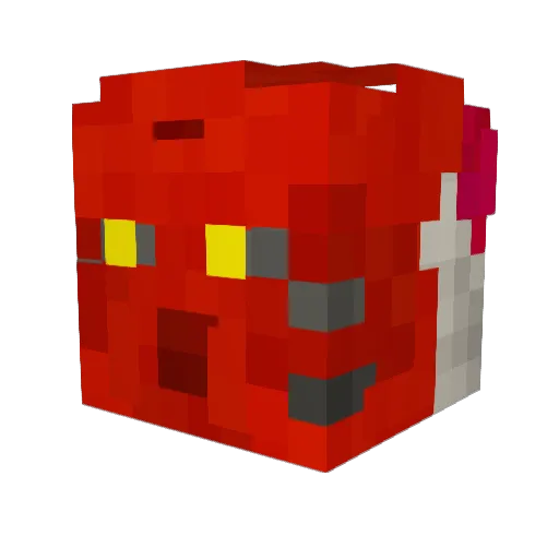 crashcrashcrashh Minecraft avatar head, 3D render