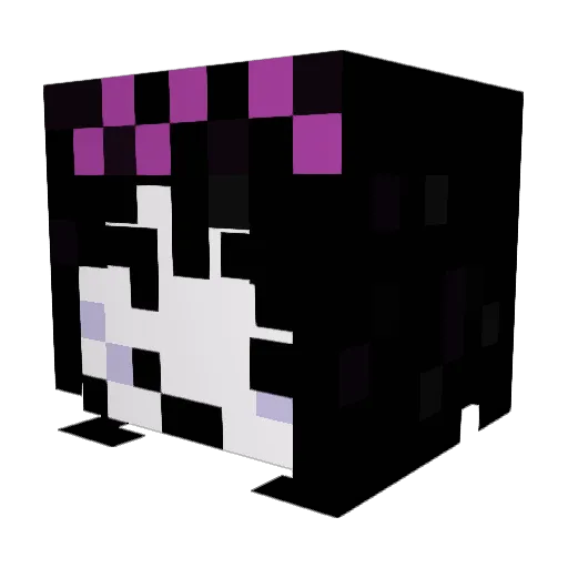 crasheritos Minecraft avatar head, 3D render