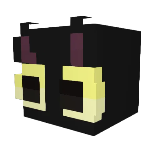 crashit Minecraft avatar head, 3D render