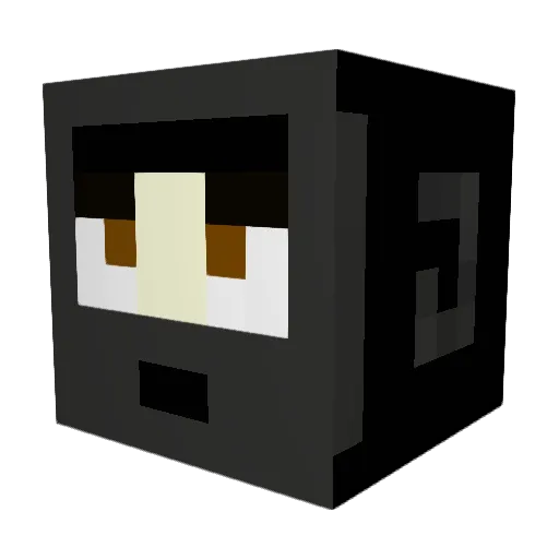 craulfr Minecraft avatar head, 3D render