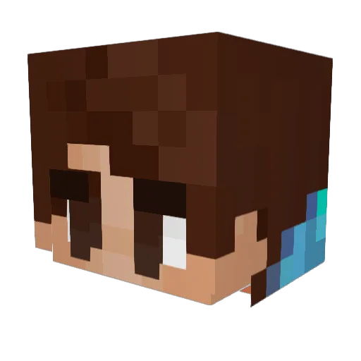 craynaar Minecraft avatar head, 3D render