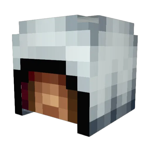 crazarts Minecraft avatar head, 3D render