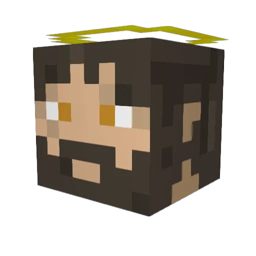 crazer57 Minecraft avatar head, 3D render