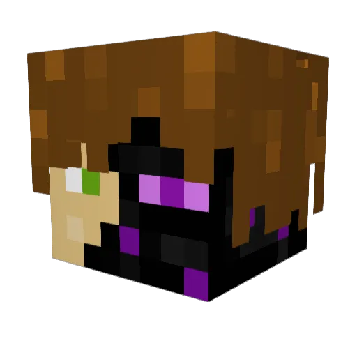 crazgamr62 Minecraft avatar head, 3D render