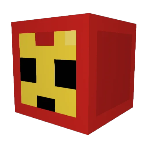 crazo123 Minecraft avatar head, 3D render