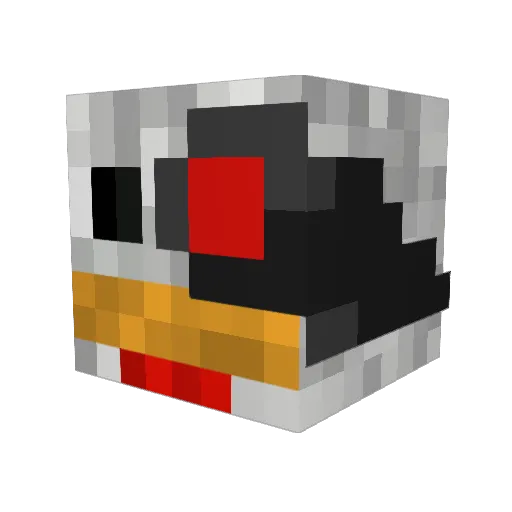 crazo911 Minecraft avatar head, 3D render