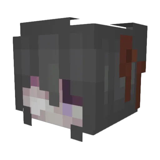 crazy00000 Minecraft avatar head, 3D render