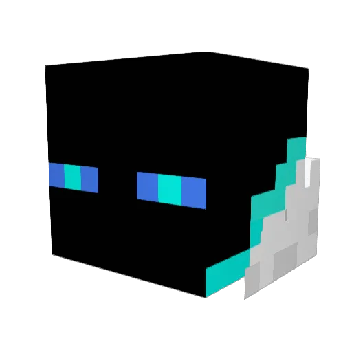 crazyKUMA1 Minecraft avatar head, 3D render