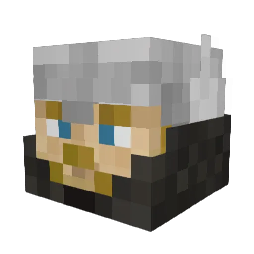 crazyboy82 Minecraft avatar head, 3D render