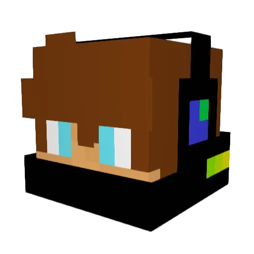 crazyboy9082 Minecraft avatar head, 3D render