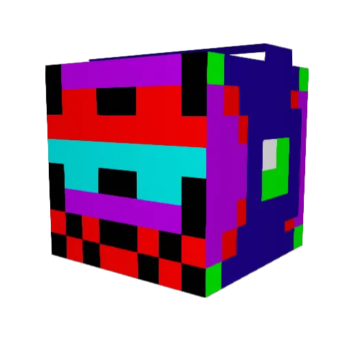 crazyboys212 Minecraft avatar head, 3D render