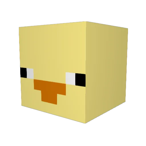 crazychemist321 Minecraft avatar head, 3D render
