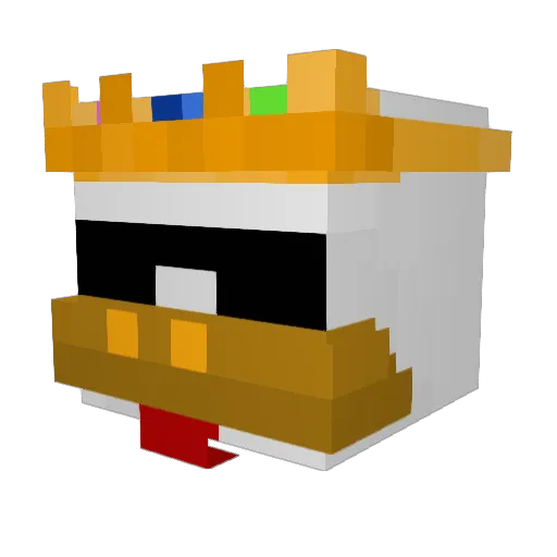 crazychemist4295 Minecraft avatar head, 3D render