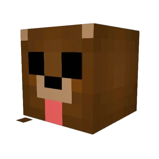 crazychuy45 Minecraft avatar head, 3D render