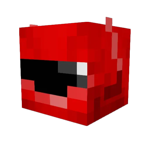 crazycross23 Minecraft avatar head, 3D render