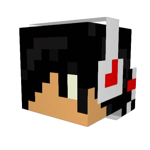 crazydavid200 Minecraft avatar head, 3D render