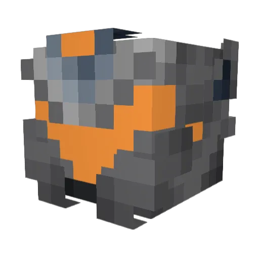 crazyheadlol Minecraft avatar head, 3D render