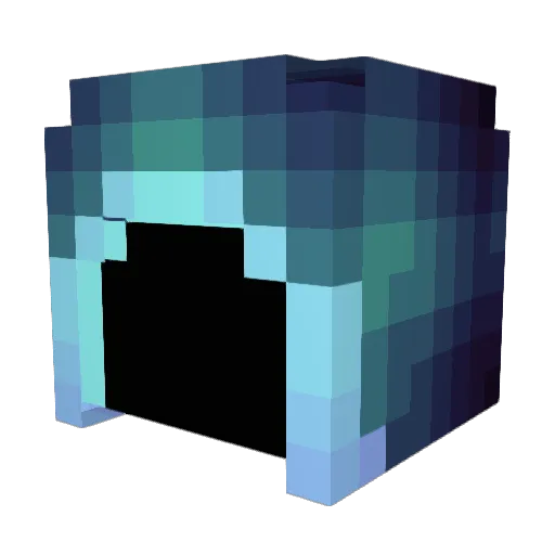 crazyhokk Minecraft avatar head, 3D render