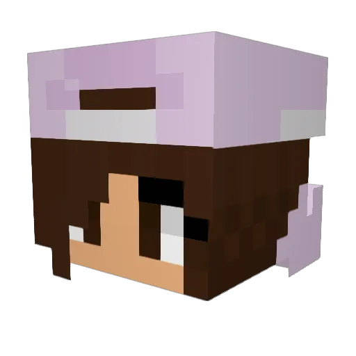 crazyi6 Minecraft avatar head, 3D render