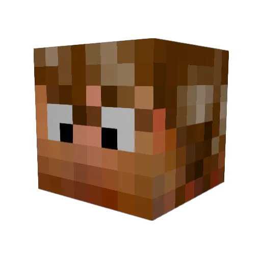 crazyjamiep Minecraft avatar head, 3D render