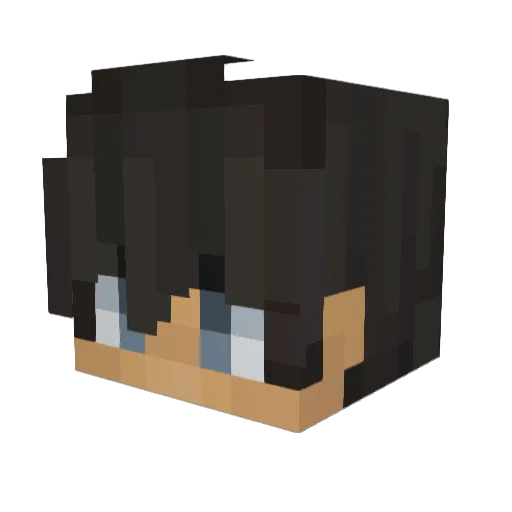crazyken007 Minecraft avatar head, 3D render