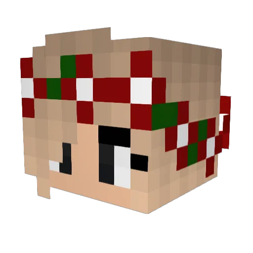 crazykoopa64 Minecraft avatar head, 3D render