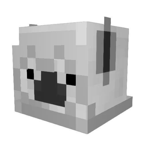 crazylama600 Minecraft avatar head, 3D render
