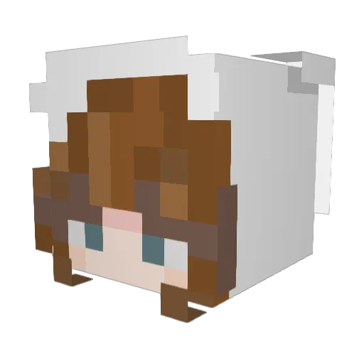 crazylolo11 Minecraft avatar head, 3D render