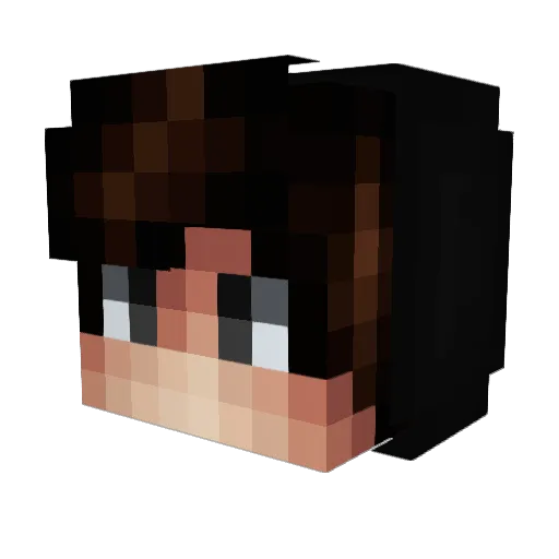 crazyman25 Minecraft avatar head, 3D render