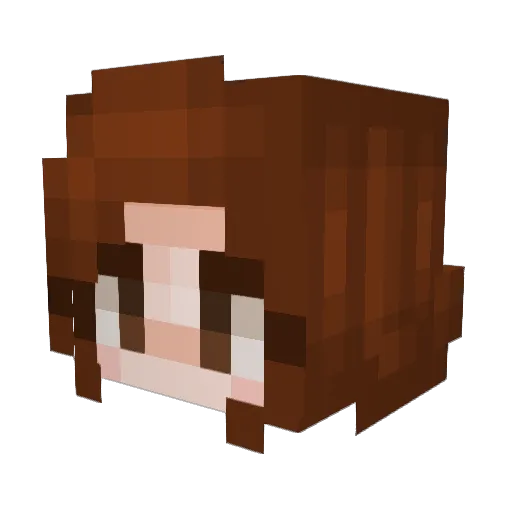 crazyminerminer2 Minecraft avatar head, 3D render