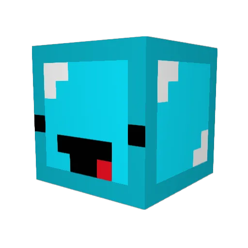 crazymonkeys342 Minecraft avatar head, 3D render