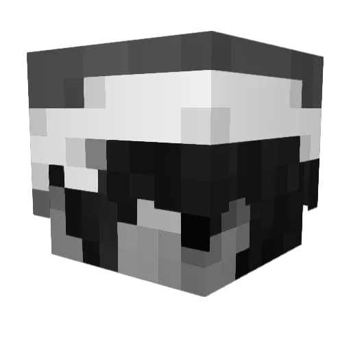crazymotion Minecraft avatar head, 3D render