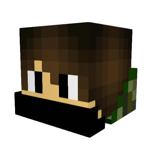 crazynoah11 Minecraft avatar head, 3D render