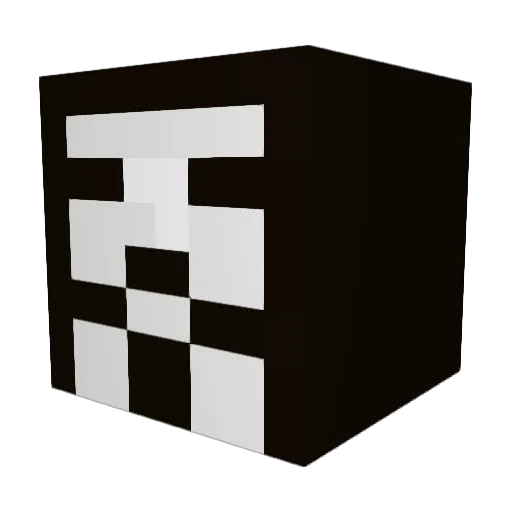 crazyry101 Minecraft avatar head, 3D render