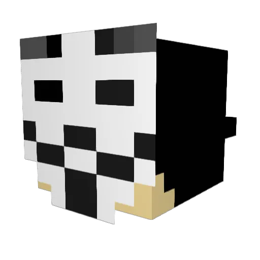 crazyshadow135 Minecraft avatar head, 3D render