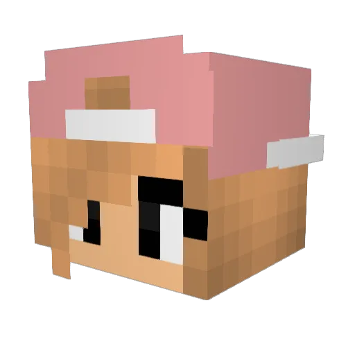 crazysnowflake33 Minecraft avatar head, 3D render