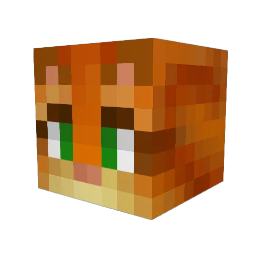 crazysquirrel15 Minecraft avatar head, 3D render