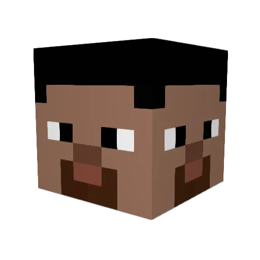 crazytacodude Minecraft avatar head, 3D render