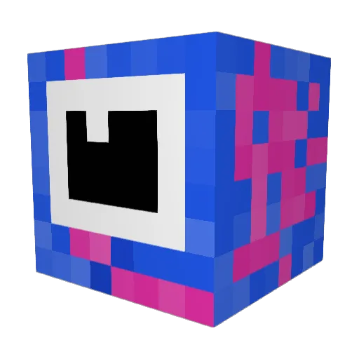 crazywasp Minecraft avatar head, 3D render
