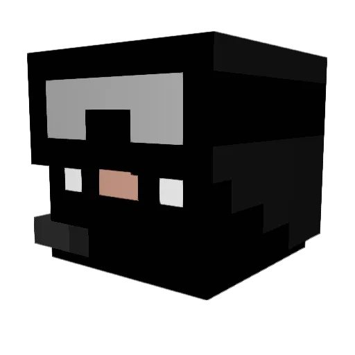 crazyyyy77 Minecraft avatar head, 3D render