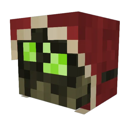 crbl Minecraft avatar head, 3D render