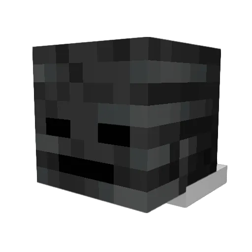 crdnl Minecraft avatar head, 3D render