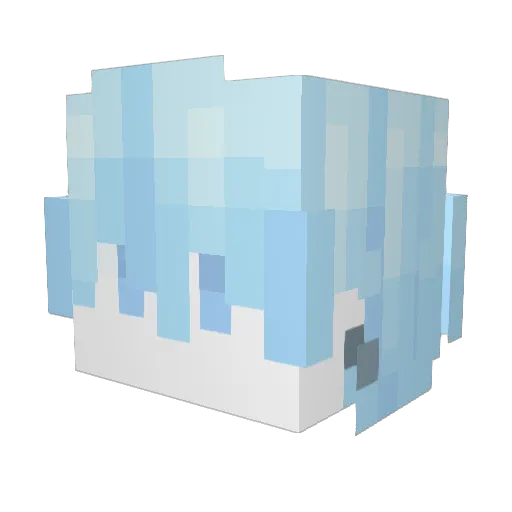 creachh Minecraft avatar head, 3D render