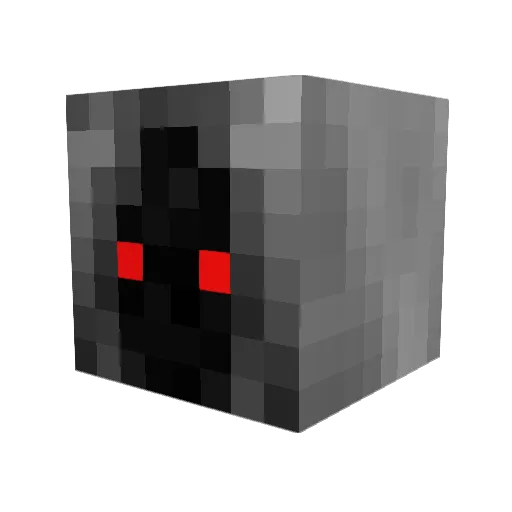 creackers Minecraft avatar head, 3D render