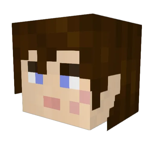 creaky259 Minecraft avatar head, 3D render