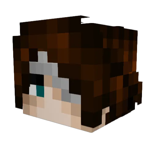 creakywings7 Minecraft avatar head, 3D render