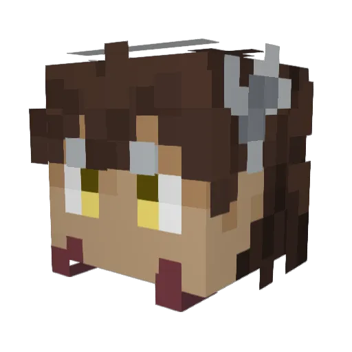creamcheese9847 Minecraft avatar head, 3D render