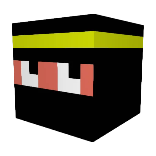 creamix Minecraft avatar head, 3D render
