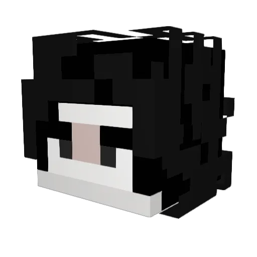 creamymeat_69_42 Minecraft avatar head, 3D render